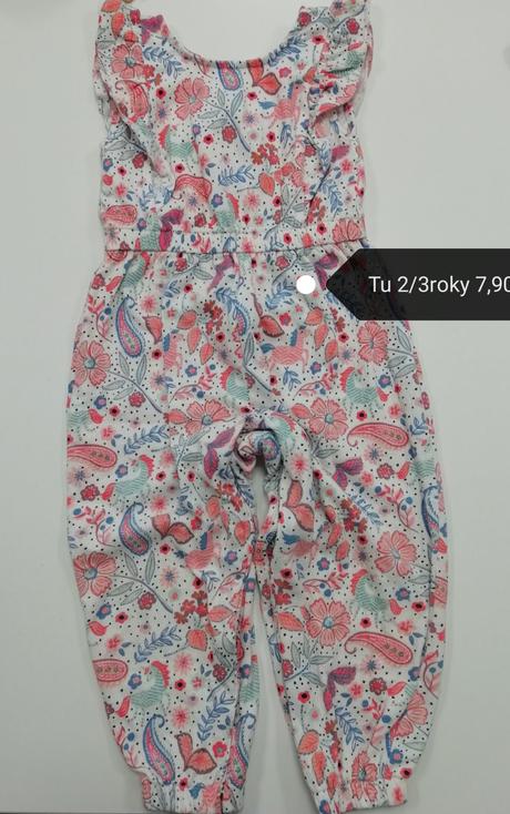 Letný overal s kvetmi, tu,98