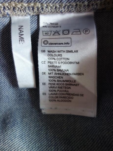 Mäkkučká riflová košela h&m, h&m,116