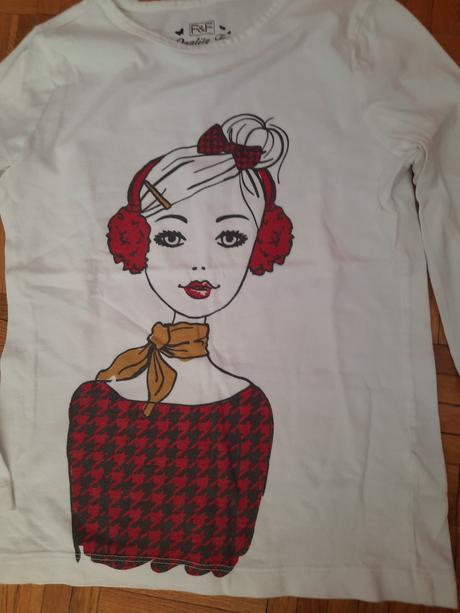 Dievčenské tričko, f&f,134