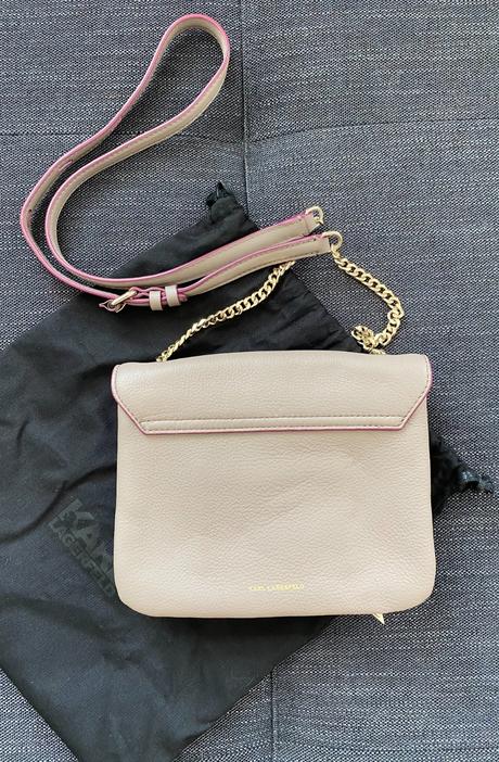 Kožená kabelka karl lagerfeld, karl lagerfeld