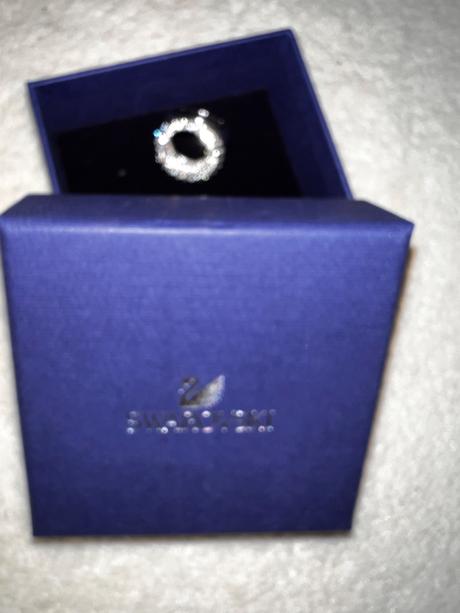 Swarovski koktejlový veľký prsteň, swarovski