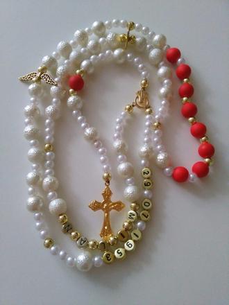 Ruženec s menom a dátumom, 