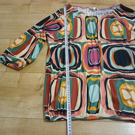 Pestrofarebná blúzka christian berg, xl