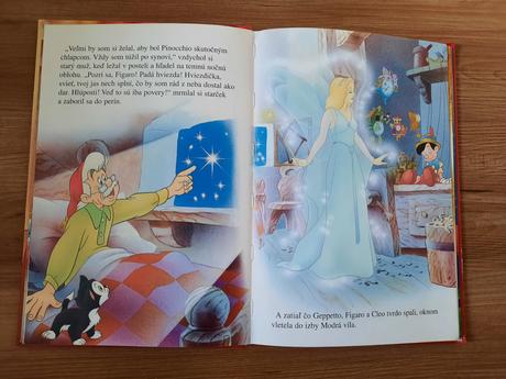 Kniha disney  "pinocchio", 