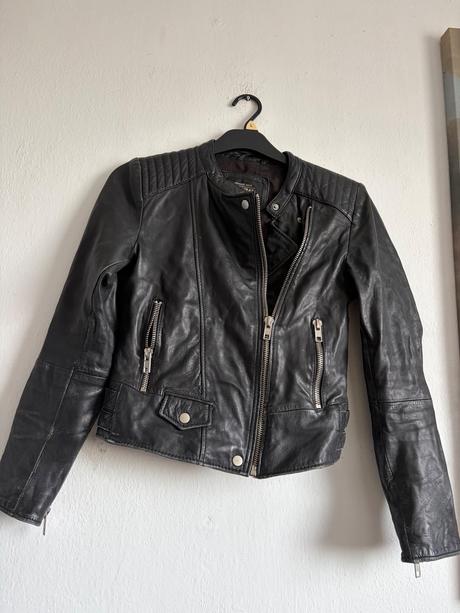 Kozena koza trendy bunda m motorkarsky styl, m