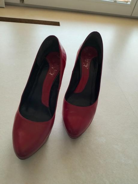 Dámske kožené lodičky, 37