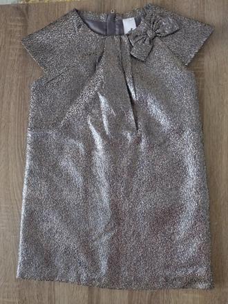 Trblietavé šaty zlava, palomino,134