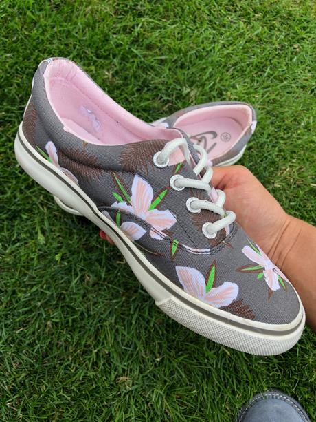 Kvetované tenisky zn. venice obuté 1 raz, deichmann,36