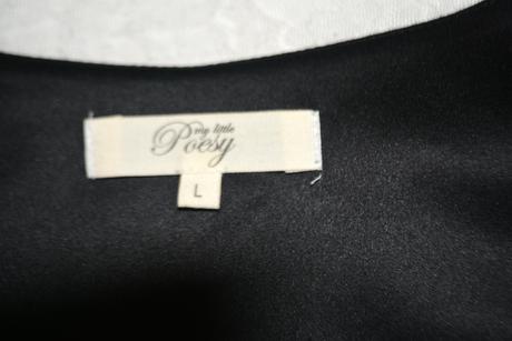 Čierne šaty poesy, veľ. m, m