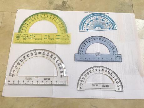 Pomôcky na geometriu 12 ks,