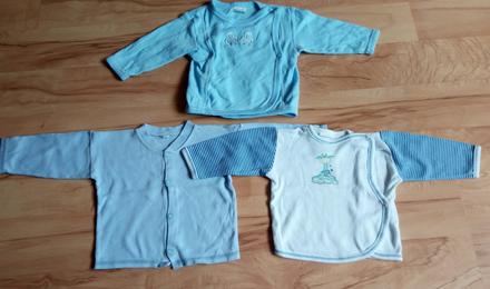 3x košieľky - 68 ( dve zavinovacie ), 68