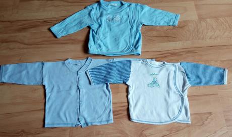 3x košieľky - 68 ( dve zavinovacie ), 68