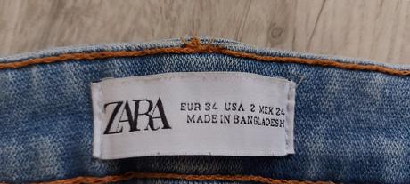 Krásne zara rifle s vysokým pásom, zara,34