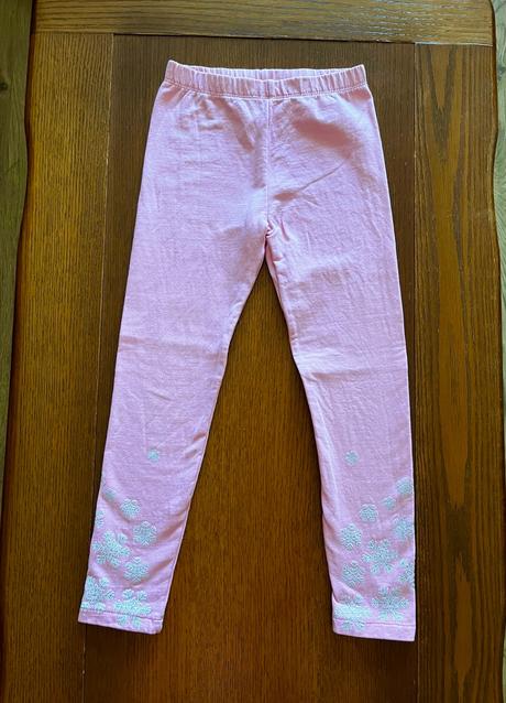 Zateplené legínky so snehovými vločkami, kids,128