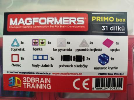 Magformers primo box 31 dielikov, 