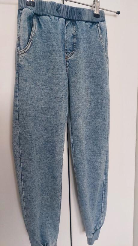 Lindex tepláky s džínsovým vzhľadom, lindex,134