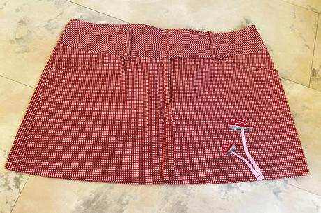 Pepitová mini suknička s/xs, kenvelo,s