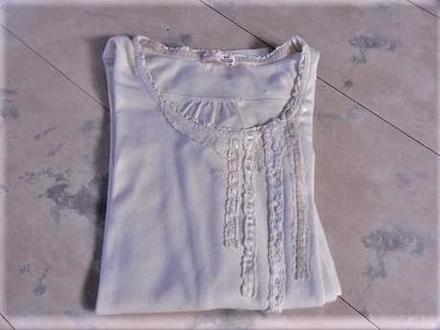 Bavlnené romantické tričko, marks & spencer,s