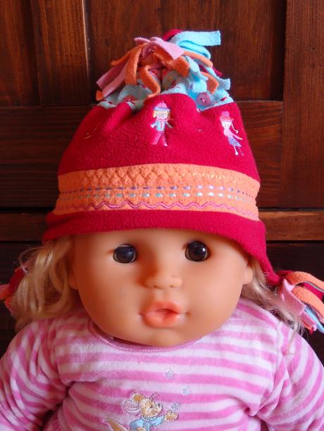 Veselá flísová čiapka podšitá bavlnou 3 - 6 mes., next,62