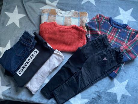Balík značkového oblečenia pre chlapčeka 110, 104–116