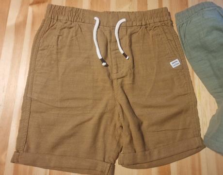 Bavlnene sortky h&m 9-10y 2ks, h&m,140