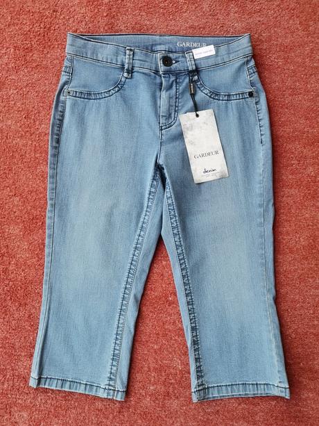 Gardeur dámske capri elastické rifle veľkosť xs, xs