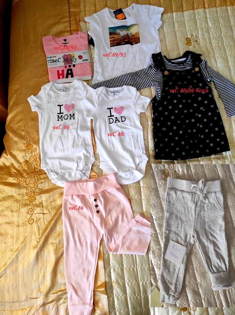 Balík oblečenia 80/86, 86–98