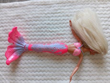 1996 bubbling mermaid barbie morská panna, 