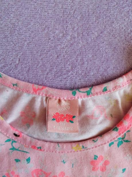 Dievčenské tričko s krátkym rukávom 2 ks, kiki&koko,116