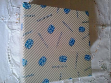 Okrúhly kryštálový popolník bohemia, 