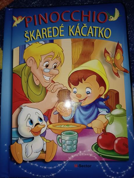 Kniha pinocchio škatedé káčatko, 