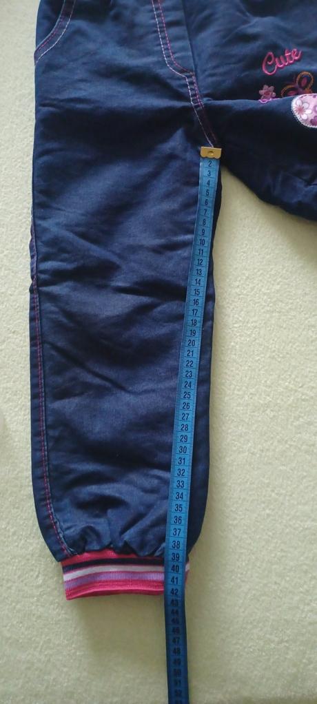 Vyteplené nohavice, 110