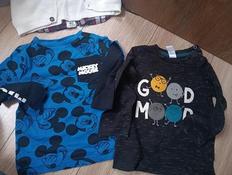 Tričká dlhý rukáv, disney,92