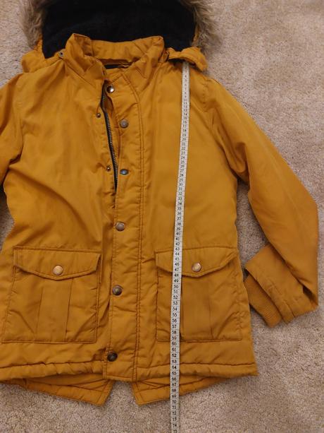 Žltá bunda 158/164, tchibo,158