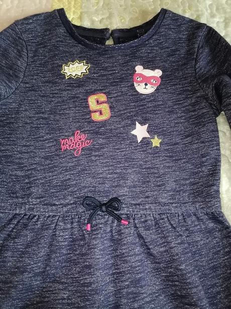 Teplákové šaty, palomino,134