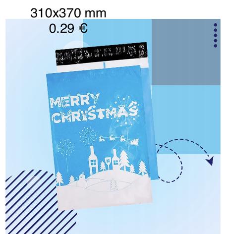 Vianočné plastove obalky, 