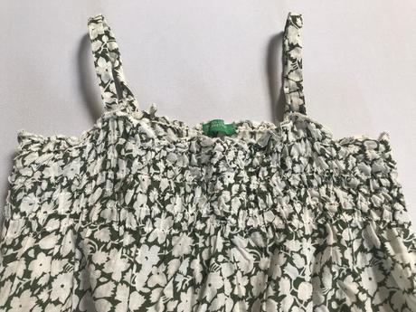Bavlnené (pokrčené) šatičky 3-4 roky, benetton,98