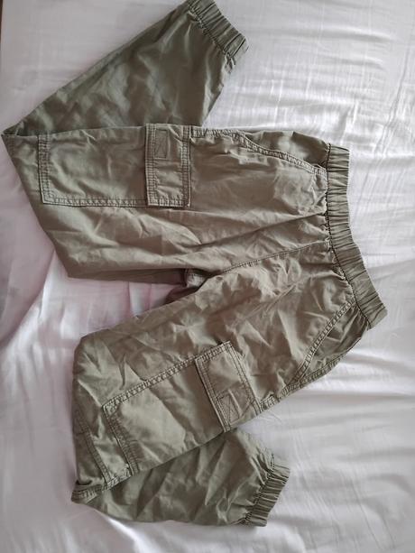 Bledé nohavice tenke, h&m,134