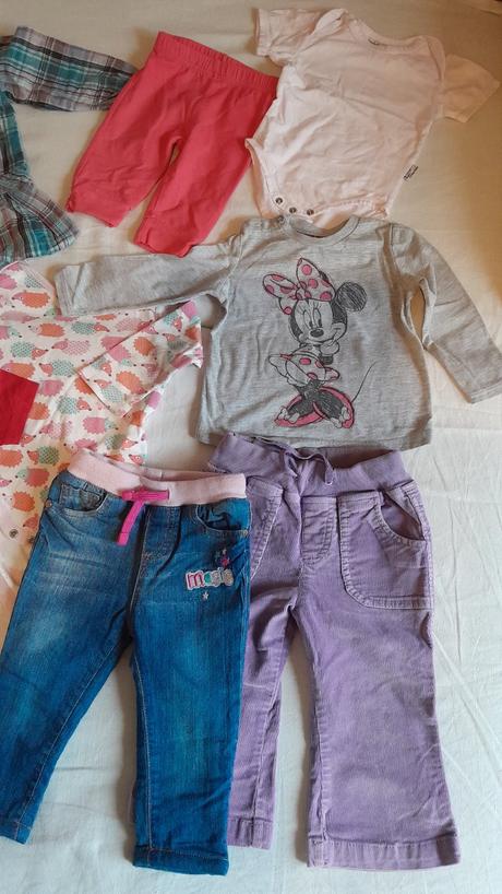 Balík oblečenia dievča 74-80, 68–80