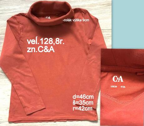 Rolák veĺ.128, zn.c&a, c&a,128