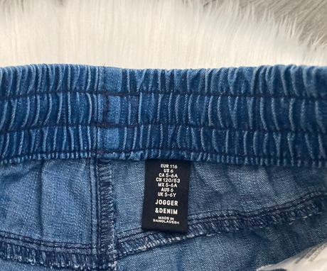 Riflové športové nohavice/joggery veľ. 116, h&m,116