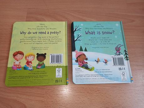 Usborne lift -the-flap potty / snow,