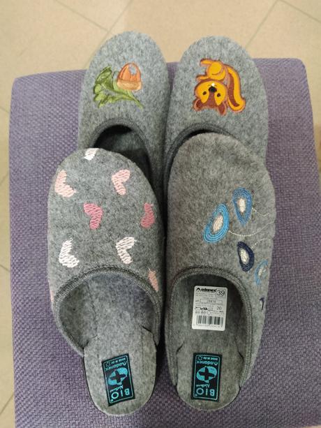 Teplé papuče, 36 - 41