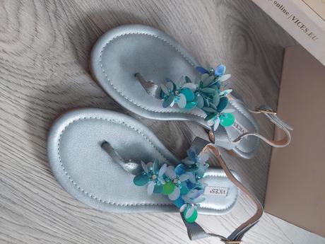 Sandále s ozdobou vices 38, vd 25 cm, 38