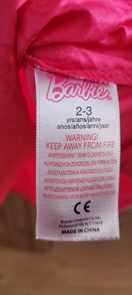 Barbie šaty kostým, 