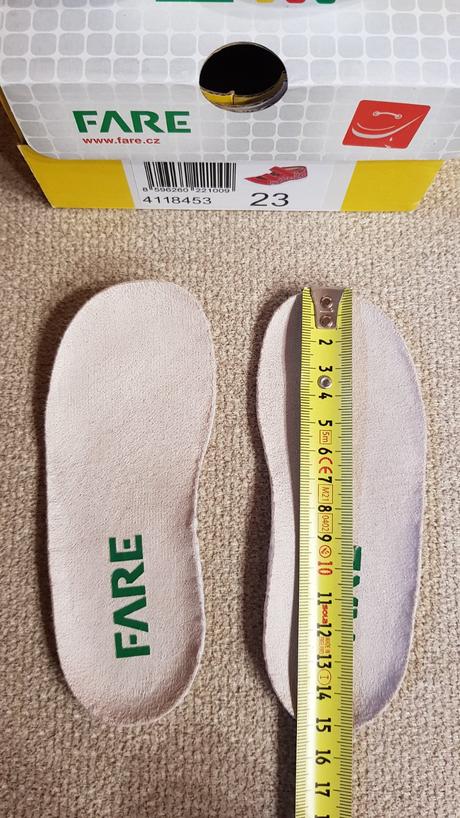 Papuče 23 pre dievča, fare,23