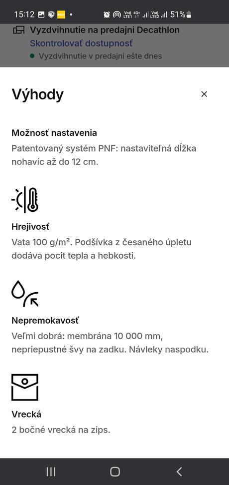 133 až 152 rastúce oteplovacky, wedze,140