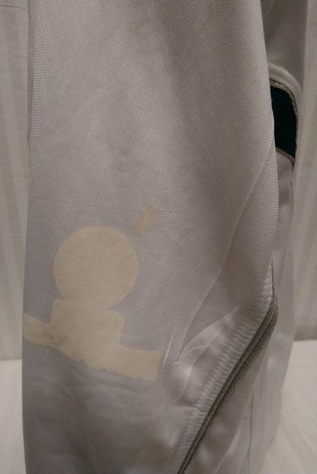 Pánska biela mikina na zips, nápis f.c.sparta mass, xl