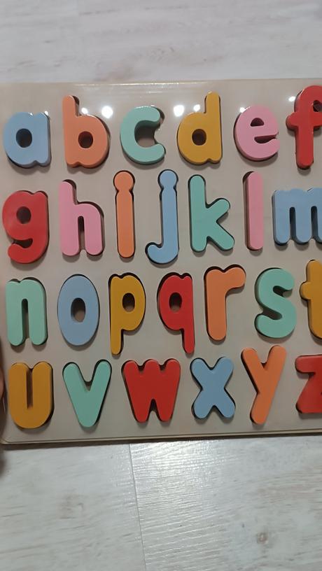 Puzzle malé písmená, 