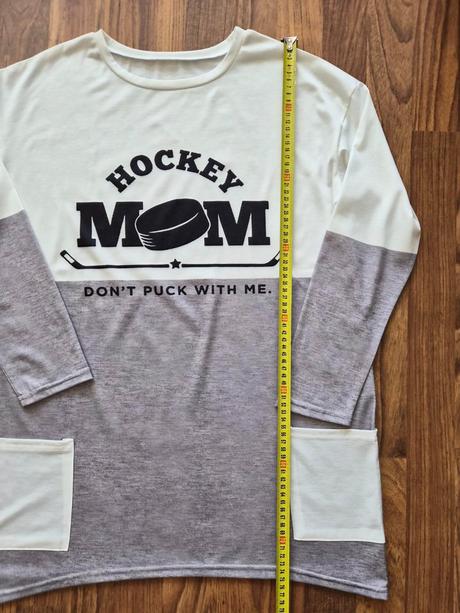 Tričko - tunika hockey mom, s